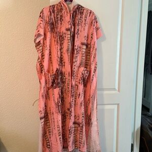 Cute boho style light robe or coverup. New no tags